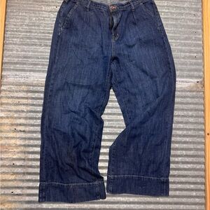 GAP Women's Dark Blue Flare Jeans